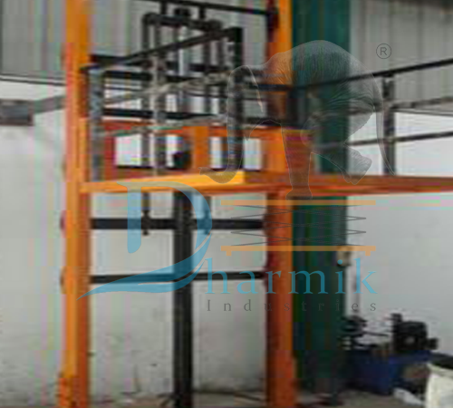 Single mast goods lift	